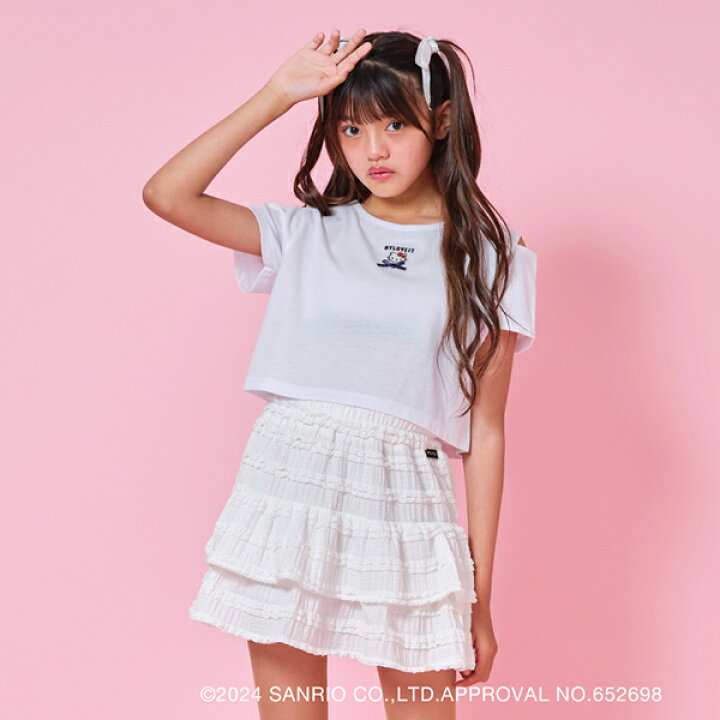 楽天市場】バイ ラビット(by LOVEiT)【ハローキティ】肩あきTシャツ 