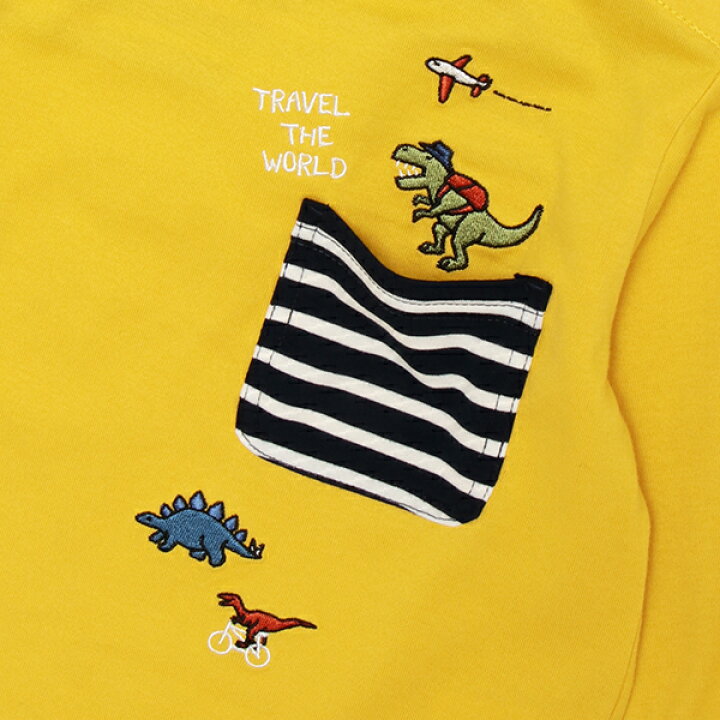 楽天市場】クレードスコープ(kladskap)恐竜胸ポケット長袖Tシャツ 
