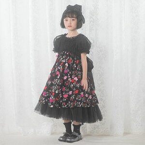 メゾピアノ(mezzo piano)花柄ドレス