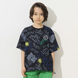 エクストララージ　キッズ(XLARGE KIDS)グラフィティ総柄半袖Tシャツ