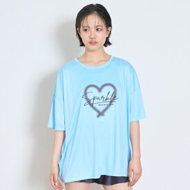 ラブトキシック(Lovetoxic)【SWIM】【水着】スプレープリントラッシュTシャツ