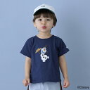 プティマイン(petit main)【Disney】オラフアップリケTシャツ