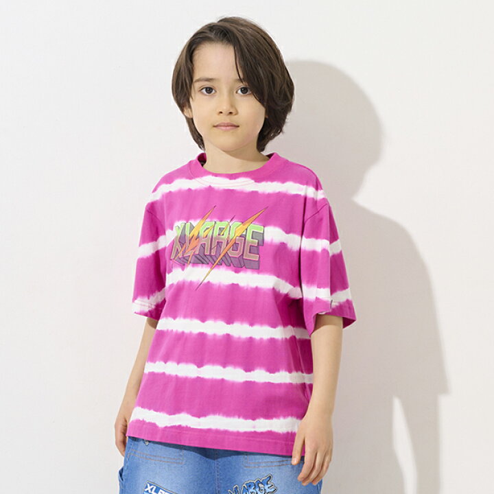 楽天市場】エクストララージ キッズ(XLARGE KIDS)ボーダータイダイ半袖 