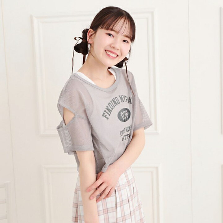 楽天市場】ピンクラテ(PINK-latte)メッシュTシャツ＋タンクセット 