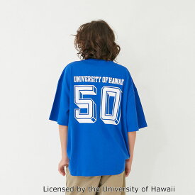 グラソス(GLAZOS)【大人向けサイズあり】【接触冷感】ハイクールコットン・ハワイ大学半袖Tシャツ