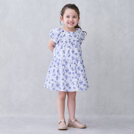 プティマイン(petit main)【スマイル/速乾】袖バルーンワンピ