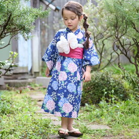 プティマイン(petit main)紫陽花浴衣