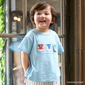 プティマイン(petit main)【新幹線】アソートワッペン半袖Tシャツ