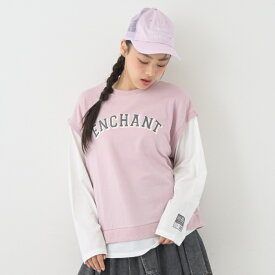 ラブトキシック(Lovetoxic)【吸水速乾／さらさら】ベストレイヤード長袖Tシャツ
