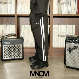 ビールーム(b-ROOM)【MNCM】【セットアップ可】【カイテキ天竺】ビッグシルエットサイドラインパンツ