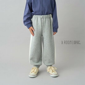 ビールーム(b-ROOM)【デイリースタンダードウェアシリーズ】【吸水速乾】ゆったりシルエットのサイドラインスウェットパンツ