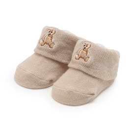 プティマイン(petit main)【POLO BCS】くま刺繍カップソックス