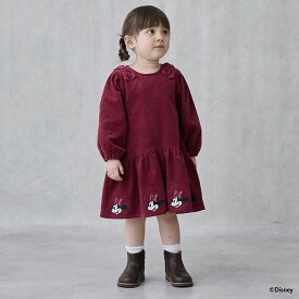 プティマイン(petit main)【Disney】コーデュロイワンピース