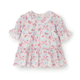 プティマイン(petit main)無地・花柄OPロンパース