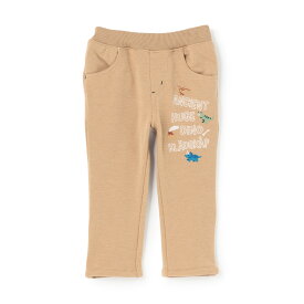 クレードスコープ(kladskap)【人気商品再入荷】【直営店で取り扱い無し】恐竜刺しゅうロング丈ストレートパンツ