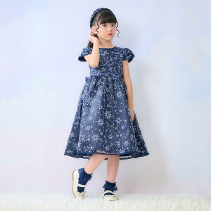 メゾピアノ(mezzo piano)キラキラ星刺しゅうドレス