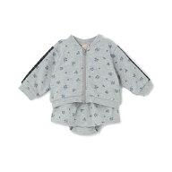 プティマイン(petit main)【リンク】花柄ZIP＆スカパンセットアップ 子供服 キッズ ベビー 女の子 女子 …