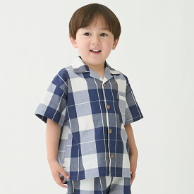 プティマイン(petit main)【リンク】アソート柄開衿半袖シャツ 子供服 キッズ ベビー 男の子 男子 男児 通園 通学