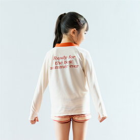 アンドディープティマイン(and D.petitmain)【SWIM】フィンガーホールつきZIPラッシュガード
