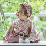 プティマイン(petit main)girls袴カバーオール 子供服 キッズ ベビー 女の子 女子 女児 通園 通学