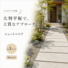 コンクリート平板 ニュートペイブ 1平米セット 40mm厚 300角 600×300 900×300 敷石 舗装材 外構 アプローチ テラス 庭 DIY 平板 敷板 コンクリート敷石 4色展開