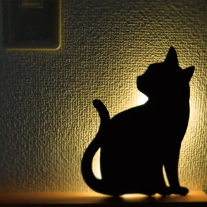�yCAT WALL LIGHT/�L���b�g �E�H�[�� ���C�g�z ���킢���L��LED�E�H�[�����C�g �u���猩�v TL-CWL-03