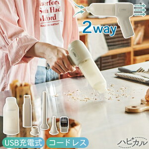 1��2�� �[�d���R�[�h���X 2WAY �u�����[ & �N���[�i�[ �A�^�b�`�����g6��ޕt�� 2000mAh Type-C�[�d�� Hapical �n�s�J�� AHR-606 APIX �A�s�b�N�X