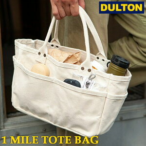 DULTON �_���g�� �g�[�g�o�b�O 1 Mile Tote Bag �����}�C�� �g�[�g�o�b�O 2way�d�l �R�b�g��100�� H20-0284