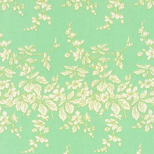 d̃o ԕ n  IbNXn tX 5417-20 PASTEL GREEN pXeO[ fleurir rose flower t[ {^jJ z [Y KN  IbNX 100 110cm Jgi