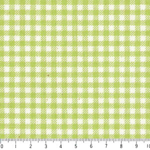 ギンガム 3.5ミリ 3139-26 サラダグリーン ギンガムチェック柄 生地 緑 グリーン かわいい 10cm単位 やや厚手 生成りオックス 生地 布 松尾捺染 綿100% 110cm 布 入園入学 インテリア雑貨 バッグ