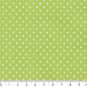 水玉 ドット 1.5ミリ ネガ 6062-26 サラダグリーン ピンドット 水玉 小 ネガ 白抜き 緑 グリーン かわいい 10cm単位 やや厚手 生成りオックス 生地 布 松尾捺染 綿100% 110cm 布 カルトナージュ ク
