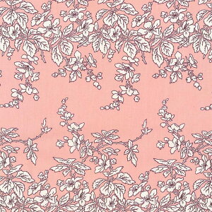 d̃o ԕ n  IbNXn tX 5417-27 LIGHT SALMON PINK CgT[sN fleurir rose flower t[ {^jJ z [Y KN  IbNX 100 110cm J