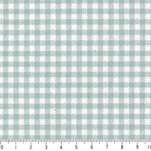 ギンガム 3.5ミリ 3139-34 サックスブルー ギンガムチェック柄 生地 緑 グリーン 10cm単位 やや厚手 生成りオックス 生地 布 松尾捺染 綿100% 110cm 布 入園入学 インテリア雑貨 バッグ カルトナ