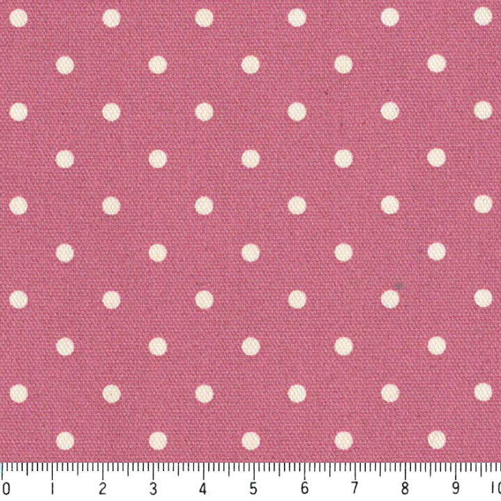 楽天市場 水玉 ドット 4 5ミリ ネガ 5941 65 グレイッシュピンク 水玉 生地 4 5ミリ大 ネガ 水玉プリント ピンク おしゃれ 10cm単位 やや厚手 生成りオックス生地 綿100 110cm 布 カルトナージュ クッション バッグ エプロン 手芸 手作り 付属 商用利用可 生地 松尾捺染