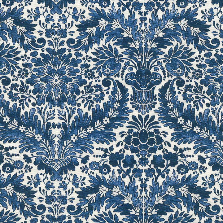 楽天市場】アルバート アラベスク ボタニカル柄 6878-77 ROYAL BLUE 