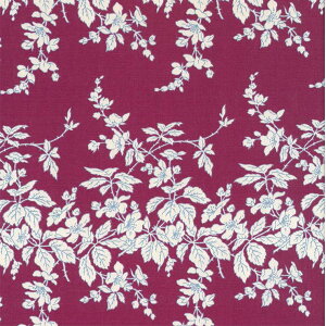 d̃o ԕ n  IbNXn tX 5417-79 OLD CHERRY I[h`F[ fleurir rose flower t[ {^jJ z [Y KN  IbNX 100 110cm Jgi[