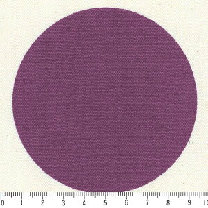 水玉 ドット 9センチ ポジ 5840-81 ダークバイオレット 水玉 生地 大 北欧風の大きな ドット 紫 パープル 10cm単位 やや厚手 生成りオックス 生地 布 松尾捺染 綿100% 110cm 布 カルトナージュ ク