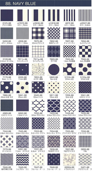 楽天市場】フルール・ド・リス ネガ 7648-88 ネイビーブルー アイリス  