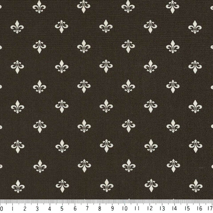 楽天市場 フルール ド リス ネガ 7648 90 チャコール アイリス Iris 百合の花 紋章柄 夜柄 グレー 10cm単位 やや厚手 生成りオックス生地 綿100 110cm 布 フルールドリス フランスの王家 カルトナージュ クッション エプロン 商用利用可 生地 松尾捺染