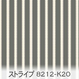 グレー70％ マルチストライプ 8212-k20 シックなストライプ色 オックス シーチング ブロード 11号帆布 生地 布 松尾捺染 綿100％ 10cm単位 カット売り 入園入学 商用利用可