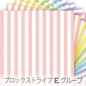 ブロックストライプ Eグループ パステルエレガント st50e 生地 st50 面積比率 50% ロンドンストライプ st50an オックス生地 シーチング ブロード ダブルガーゼ 日本製 生地 布 松尾捺染 綿100％ 10cm単位 カット売り 入園入学 商用利用可