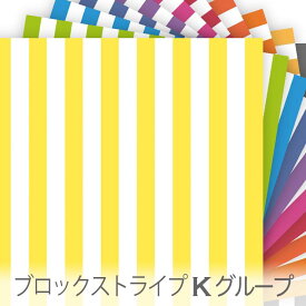 日本製のビビットカラーKグループのブロックストライプ生地。11号帆布からシーチングまで様々な素材展開、10サイズ展開で幅広い用途に使用可能。綿100%のカット売り生地で入園入学グッズやハンドメイド作品に最適。 布 松尾捺染 商用利用可