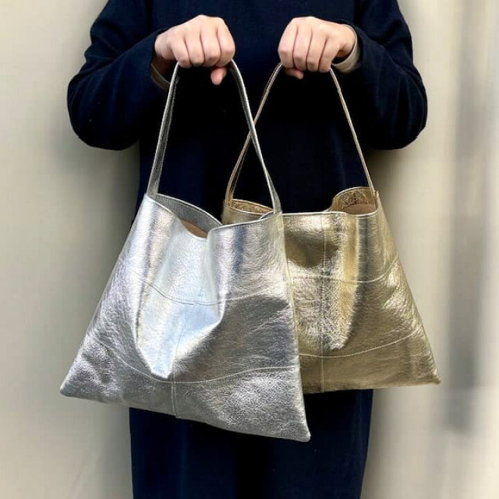 楽天市場】ワンハンドルバッグ シルバー ショルダーバッグ レザー 