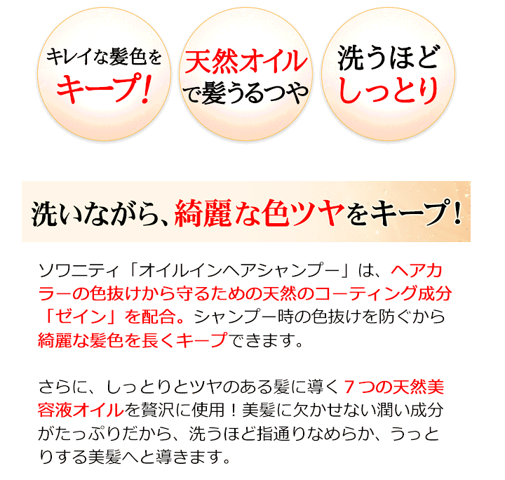 ソワニティー　オイルインヘアシャンプー　ノンシリコン　400ml 6本セット ソワニティー オイルインヘアシャンプー ノンシリコン 400ml 6本
