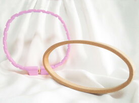 刺繍枠 楕円型 5.5cm×11.8cm ピンク 手芸 手芸用品 手作り楕円 楕円枠 枠 桜色 さくら色 インチ 木 木材 MDF 刺繍 変形 ネジ式 つまみ式 プレゼント リボン ハンドメイド クロスステッチ パッチワーク キルト DIY 小さい 小型 刺しゅう ししゅう