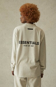Essentials �G�b�Z���V�����Y�y�{���ۏ؁zLS ���ST�V���c �X�g���[�g �����Y ����T ���� Fear Of God �t�B�A�I�u�S�b�h Long Sleeve T-Shirt �����e�B ���B���e�[�W �r���e�[�W �u�����h���S NBA �o�X�P �A
