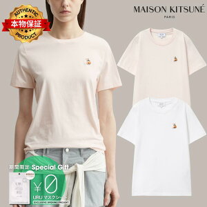 Maison Kitsune ���]���E�L�c�l �y�{���ۏ؁z T�V���c �X�g���[�g�n ���f�B�[�X Dreaming Fox Regular T-Shirt