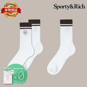 Sporty And Rich �X�|�[�e�B�����b�` �y�{���ۏ؁z �A���_�[�E�F�A �X�g���[�g�n ���f�B�[�X SRHWC Socks