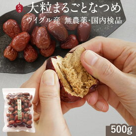 なつめいろ / 通常価格より33％OFF！ウイグル産 大粒 なつめ 500g (無農薬 検査済み 無添加 砂糖不使用 和田玉なつめ ナツメ 棗 ドライなつめ 実 乾燥なつめ ドライフルーツ 女性 美容 健康 ダイエット 低カロリー ヘルシー 薬膳 大容量 5,000円以内 )