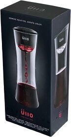 【ソムリエ推奨】Ullo Wine Purifier＋ハンドメイド・カラフェワイン 亜硫酸 除去 フィルタ―6枚付属 エアレーター メディア絶賛 U002